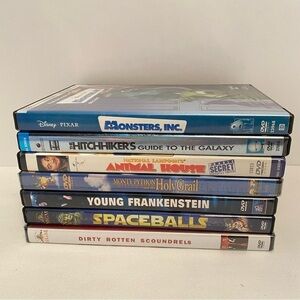 Comedy Movie Bundle Of 7 DVDs Gene Wilder/ Steve Martin/ John Belushi